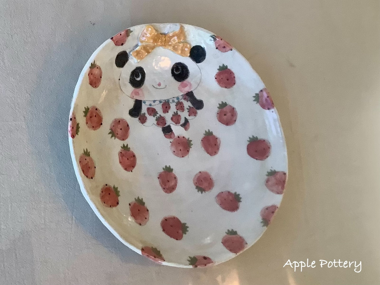 Asako Yamaguchi's plate 22.5*22.5*3.5cm