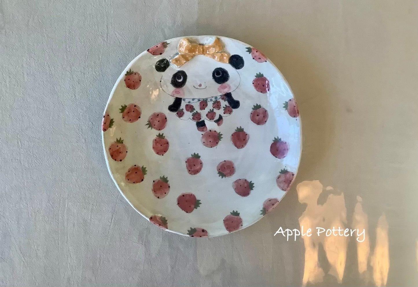 Asako Yamaguchi's plate 22.5*22.5*3.5cm