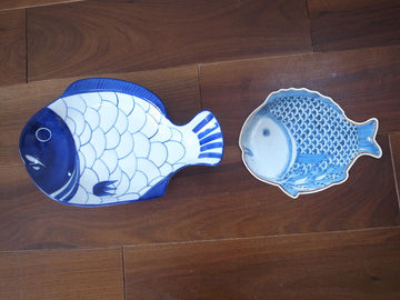 Similar! Imari ware in Japan and DANSK fish plate in Denmark