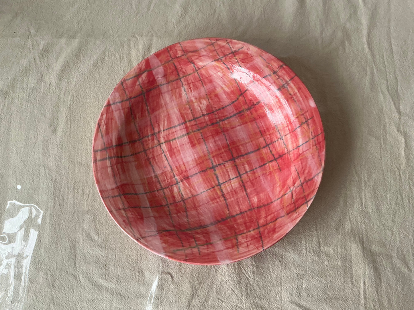 HITOMI KAKU's plate 24*24*3.5cm