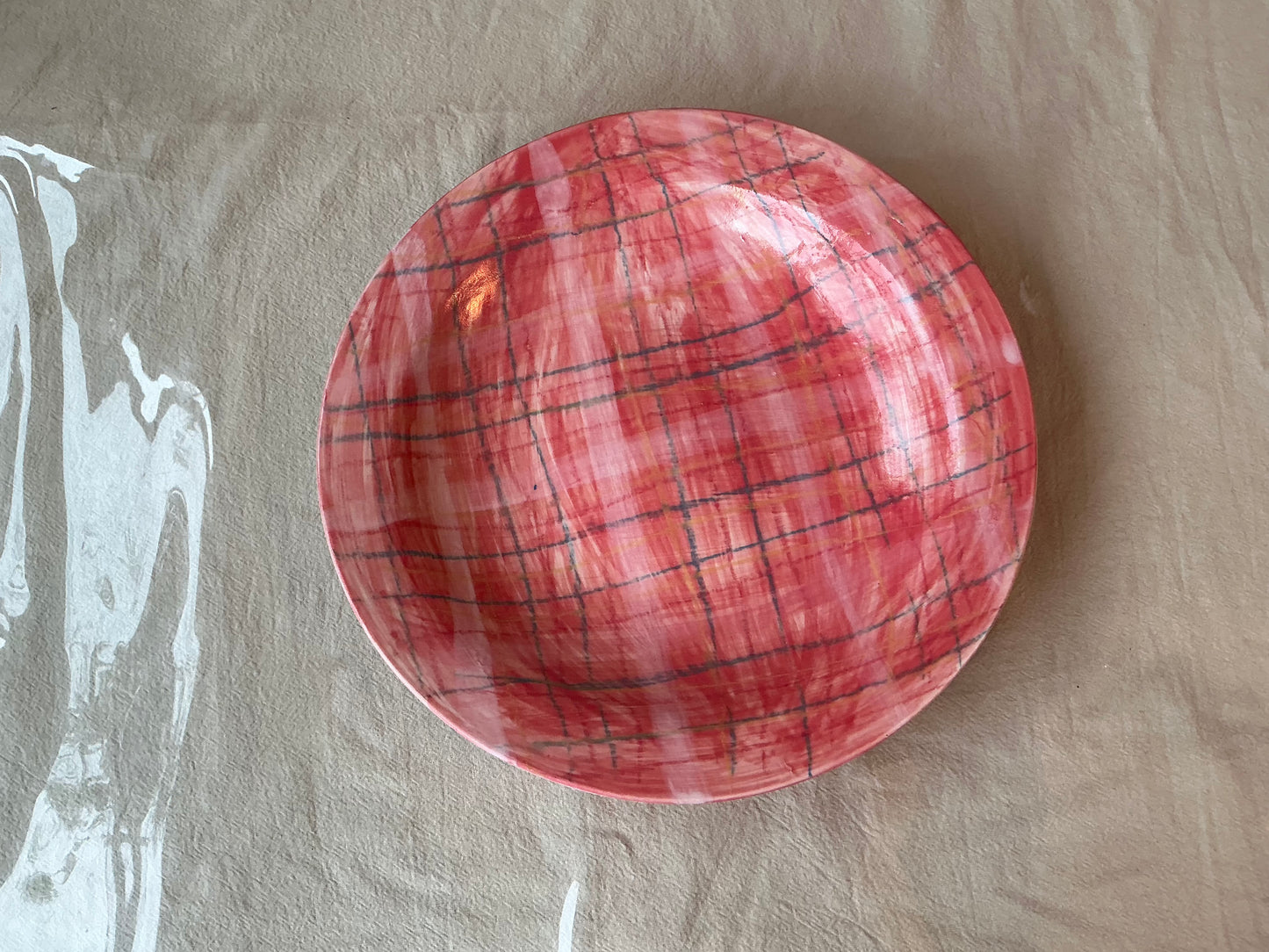 HITOMI KAKU's plate 24*24*3.5cm