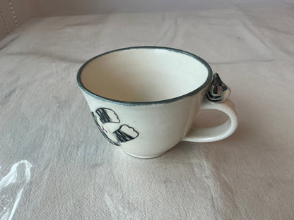 Soramamekoubo cup 13*10.2*7.7cm