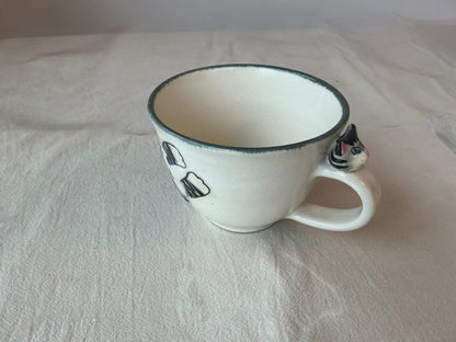 Soramamekoubo cup 13*10.2*7.7cm