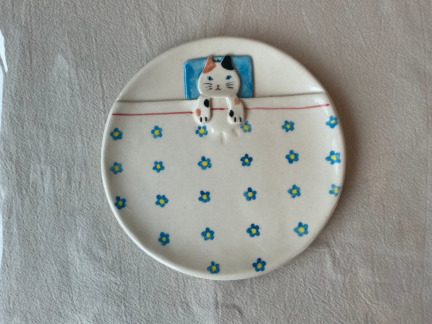 Soramamekoubo plate 15*15*1.2cm