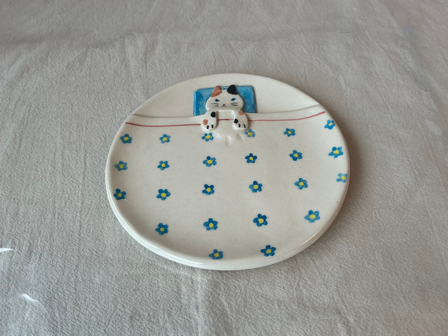 Soramamekoubo plate 15*15*1.2cm