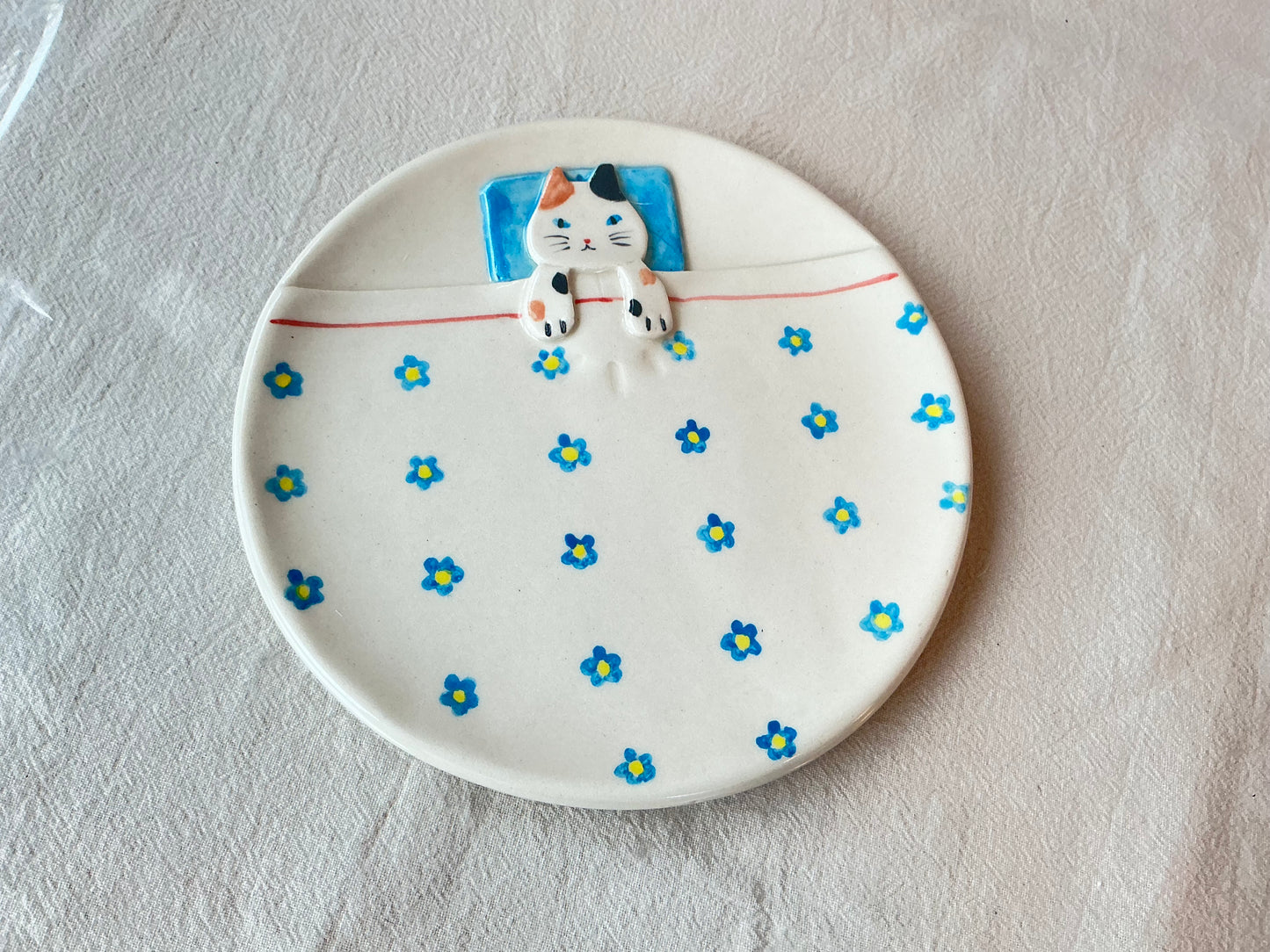 Soramamekoubo plate 15*15*1.2cm