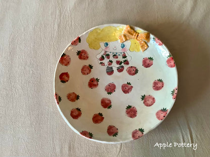 Asako Yamaguchi's plate 22.3*22.5*3.5cm