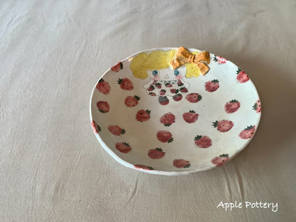 Asako Yamaguchi's plate 22.3*22.5*3.5cm