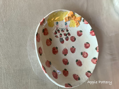 Asako Yamaguchi's plate 22.3*22.5*3.5cm